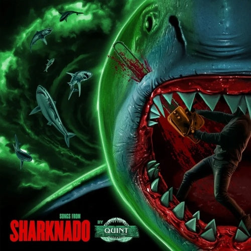 Quint - Songs from Sharknado - Import Blood In The Water Stripe Color Vinyl LP Record Limited Edition