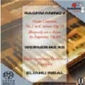 Werner Haas - Rachmaninov: Piano Concerto / Rhapsody on Theme By Paganini - Import SACD Hybrid