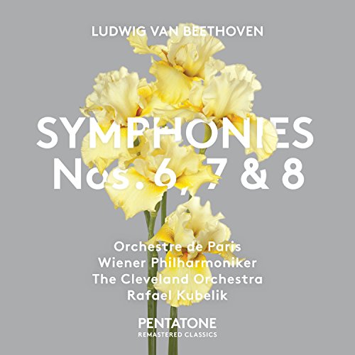 Beethoven (1770-1827) - Symphonies Nos.6, 7, 8 : Rafael Kubelik / Paris Orchestra, Vienna Philharmonic, Cleveland Orchestra (2SACD)(Hybrid) - Import 2 SACD Hybrid