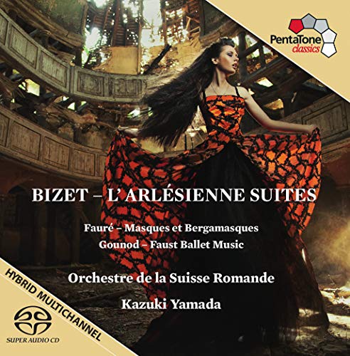 Bizet (1838-1875) - Bizet L'Arlesienne Suites Nos.1, 2, Faure Masques et Bergamasques, Gounod Faust Ballet Music : Kazuki Yamada / Orchestre de la Suisse Romande (Hybrid) - Import SACD Hybrid