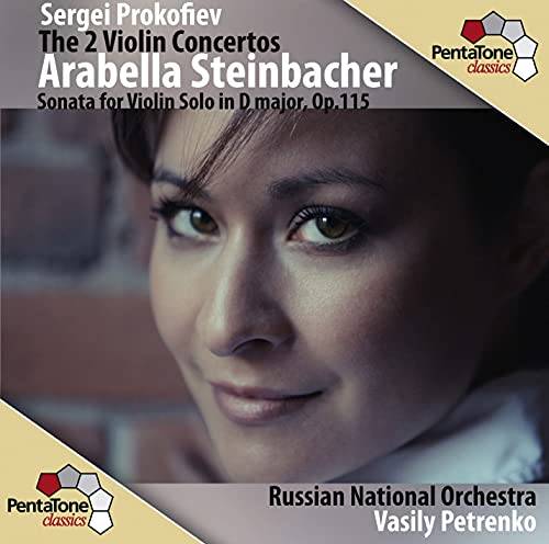 Prokofiev (1891-1953) - Violin Concertos Nos.1, 2, Solo Violin Sonata : Steinbacher(Vn)V.Petrenko / Russian National Orchestra (Hybrid) - Import SACD Hybrid