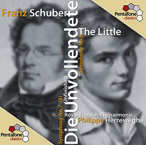 Schubert (1797-1828) - Symphonies Nos.6, 8 : Herreweghe / Royal Flemish Philharmonic (Hybrid) - Import SACD Hybrid