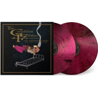 The Geraldine Fibbers - Lost Somewhere Between The Earth And My Home - Import Magenta & Black Smoke Vinyl 2 LP Record