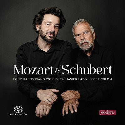 Javier Laso 、Josep Colom - Mozart :Piano Works For 4 Hands -Mozart, Schubert : Javier Laso, Josep Colom (Mqa)(Hybrid) - Import SACD Hybrid x MQA-CD