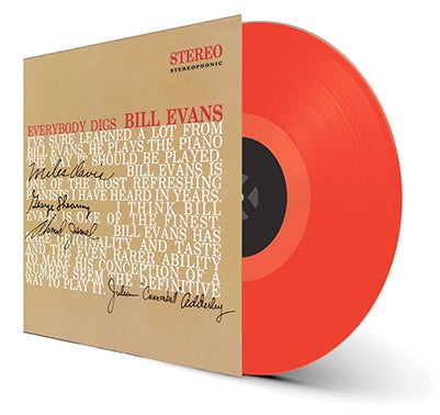 Bill Evans (Piano) - Everybody Digs Bill Evans (Red Vinyl) - Import Vinyl LP Record Limited Edition