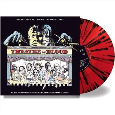 Michael J. Lewis - Theatre Of Blood - Import Blood Red & Black Splatter Vinyl LP Record Limited Edition