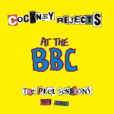 Cockney Rejects - Live at the BBC - Import Claret & Blue Splatter Vinyl LP Record