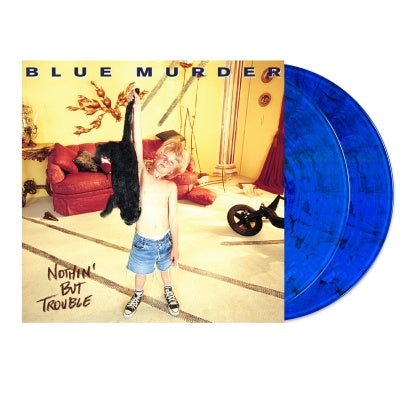 Blue Murder - Nothin' But Trouble - Import Blue With Black Cat Swirl Vinyl 2 LP Record