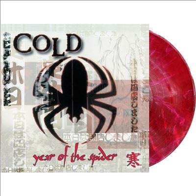 Cold (Rock) - Year Of The Spider (Remastered Edition) - Import Red With White Spider Web Swirl Vinyl LP Record