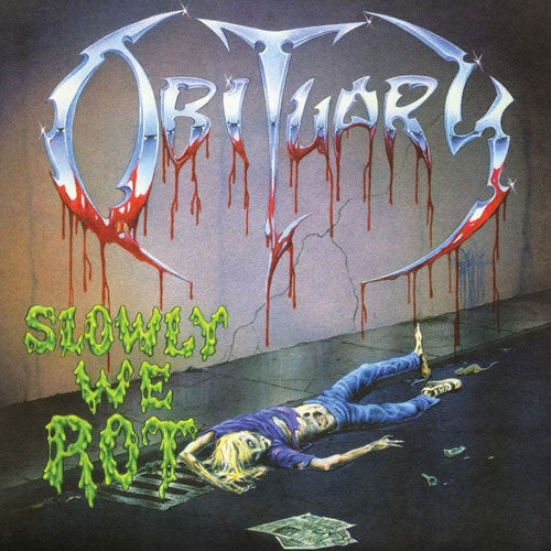 Obituary - Slowly We Rot - Import Expanded Corpse Blue With Blood Splatter Vinyl LP Record Limited Edition