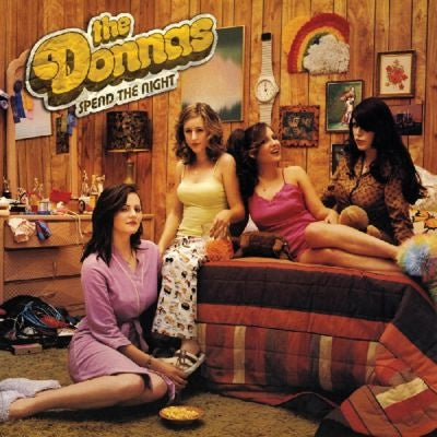 The Donnas - Spend The Night - Import Clear With Canary & Pink Splatter Vinyl LP Record Limited Edition
