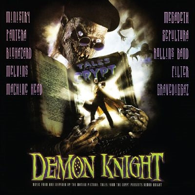 Various Artists - Tales From The Crypt Presents: Demon Knight - Original Soundtrack (Blue/White Cryptkeeper Halloween Splatter Vinyl) - Import Vinyl LP Record
