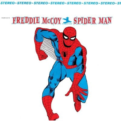 Freddie Mccoy - Spider Man (60th Anniversary Edition) - Import Clear With Red & Blue Spidey Swirl Vinyl LP Record