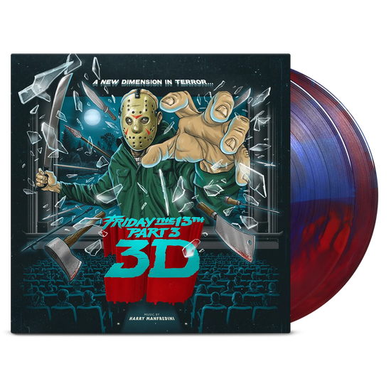 Harry Manfredini - Friday The 13Th Part Iii - Import Red & Blue Vinyl LP Record