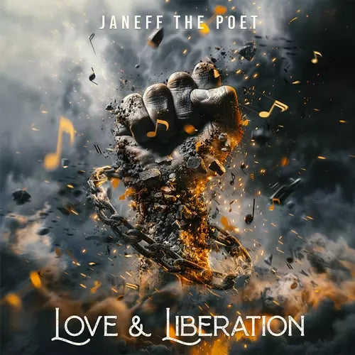 Janeff The Poet - Love & Liberation - Import Splatter Vinyl- LP Record