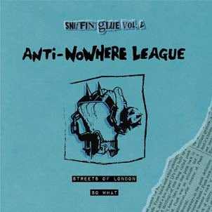 Anti-Nowhere League - Streets of London - Import Blue Solid Vinyl 7 inch Single Record Limited Edition