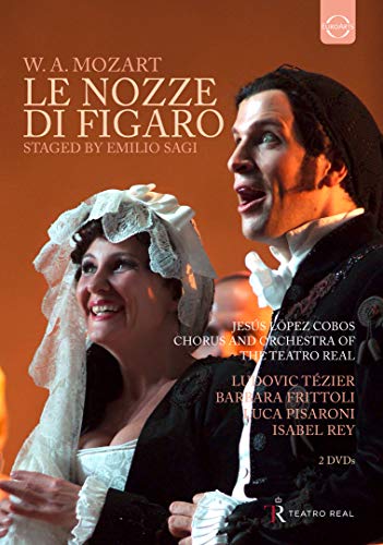 Mozart (1756-1791) - Le Nozze di Figaro : Sagi, Lopez-Cobos / Teatro Real Madrid, Pisaroni, Tezier, Frittoli, I.Rey, etc (2009 Stereo)(2DVD) - Import 2 DVD