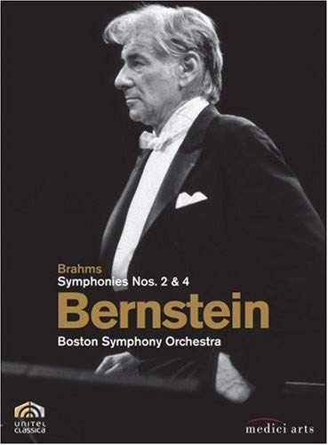 Boston Symphony Orchestra, Leonard Bernstein - Brahms: Symphonies No.2, No.4 (1972/Live at Tanglewood) / Leonard Bernstein, Boston Symphony Orchestra - Import DVD