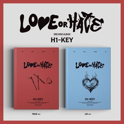 H1-Key - Love Or Hate Random Photobook edition - Import CD