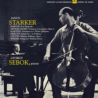 Janos Starker - Bartok, Mendelssohn, Martinu, Debussy, Chopi - Import 180g Vinyl LP Record Limited Edition