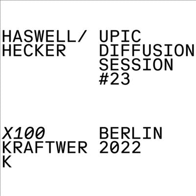 Russell Haswell / Florian Hecker - Upic Diffusion Session #23 - Import Vinyl LP Record Limited Edition