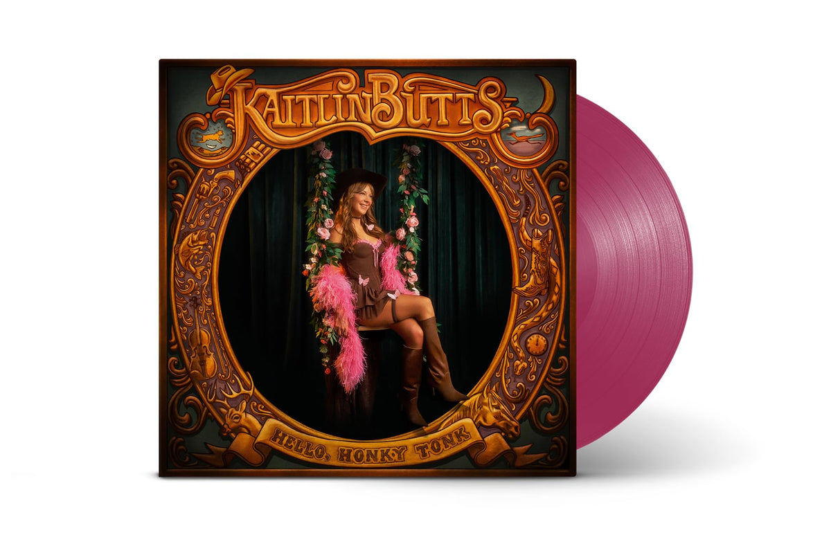 Kaitlin Butts - Hello, Honky Tonk - Import Jamboree Pink Vinyl LP Record