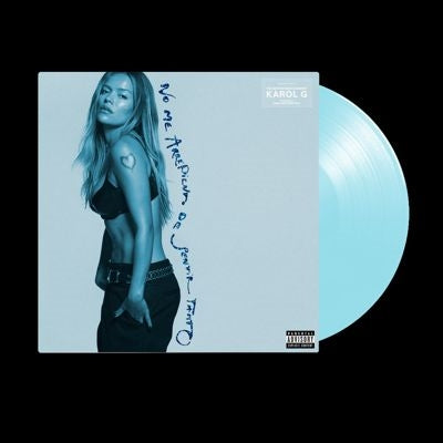 Karol G - No Me Arrepiento De Sentir Tanto - Import Clearwater Blue Vinyl LP Record