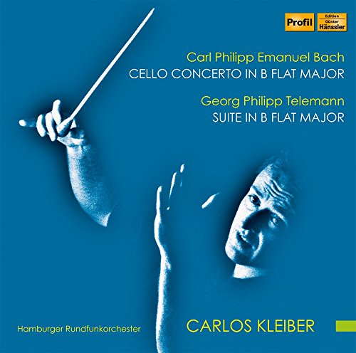 Bach, Carl Philipp Emanuel (1714-1788) - C.P.E.Bach Cello Concerto, Telemann Tafelmusik Book, 3, : Gudel(Vc)C.Kleiber / NDR Symphony Orchestra (1960) - Import CD