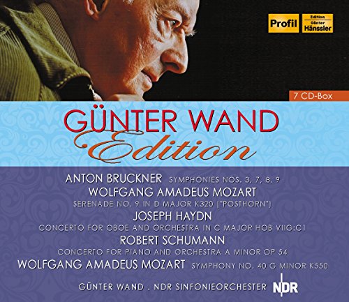 Bruckner (1824-1896) - Bruckner Symphonies Nos.3, 7, 8, 9, Mozart Symphony No.40, Serenade No.9, etc : G.Wand / NDR Symphony Orchestra Live Recordings Vol.2 (7CD) - Import 7 CD