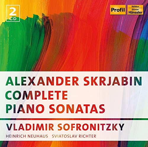 Scriabin (1872-1915) - Complete Piano Sonatas : Sofronitzky, H.Neuhaus, Sviatoslav Richter (2CD) - Import 2 CD