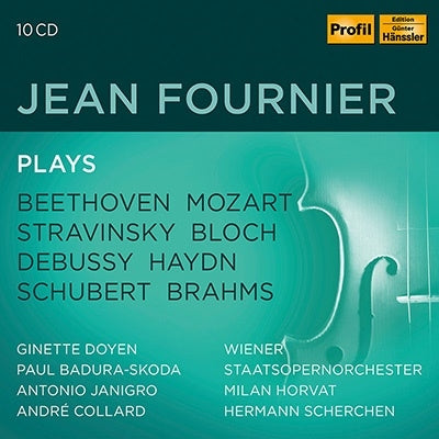 Jean Fournier - Jean Fournier Plays Beethoven - Import 10 CD Box set