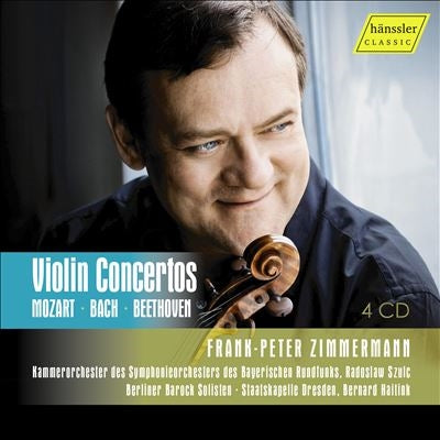 Frank Peter Zimmermann - Mozart / Bach / Beethoven:Violin Concertos - Import 4 CD