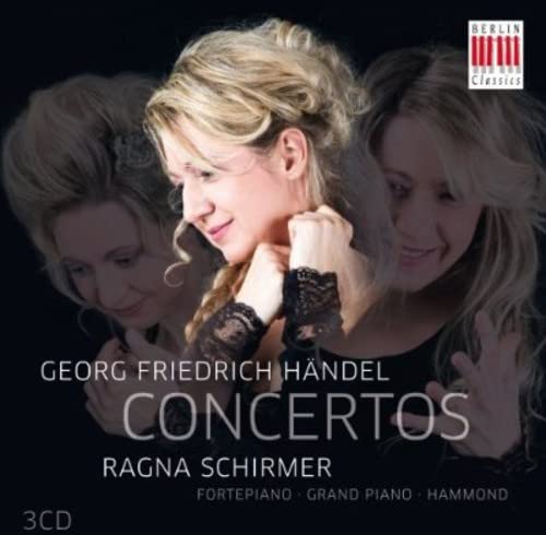 Handel (1685-1759) - Organ Concertos Op.4, Op.7, etc : R.Schirmer(Fp, P, Hammond Org)Halle Handel Festival Orchestra, etc (3CD) - Import 3 CD