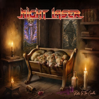 Night Laser - Rats In The Cradle - Import Marbled Green, Yellow & Black Vinyl 2 LP Record