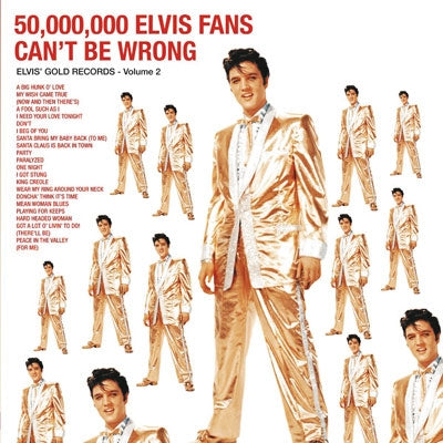 Elvis Presley - 50,000,000 Elvis Fans Can't Be Wrong: Elvis' Golden Records, Vol. 2 - Import Vinyl LP Record