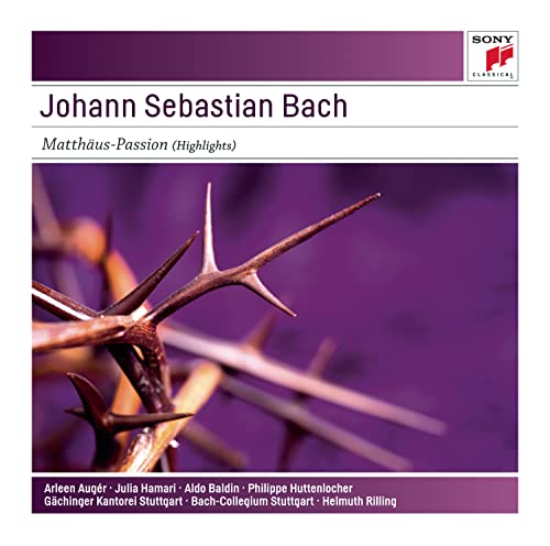 Bach (1685-1750) - Matthaus-Passion(Hlts): Rilling / Stuttgart Bach Collegium (1978) - Import CD