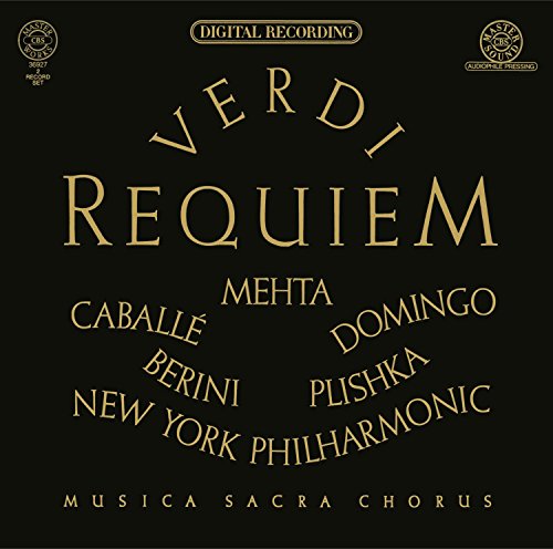 Verdi (1813-1901) - Requiem : Mehta / New York Philharmonic, Caballe, Berini, Domingo, Plishka (2CD) - Import 2 CD