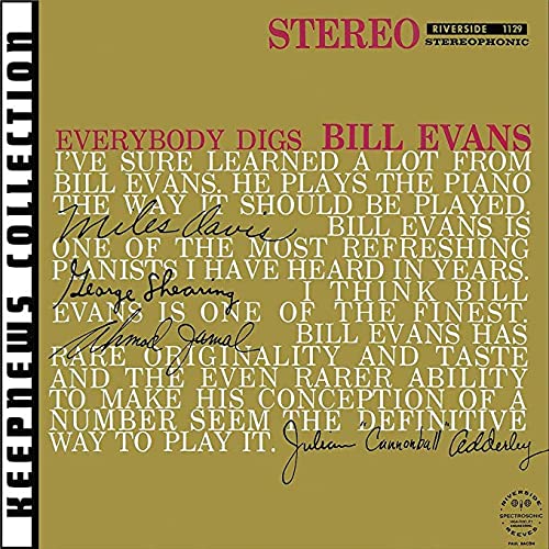 Bill Evans (Piano) - Everybody Digs Bill Evans (Keepnews Collection) - Import CD