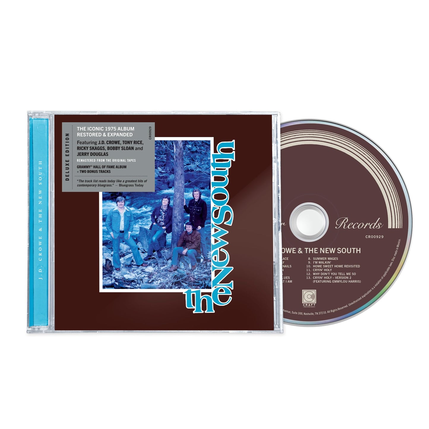 J.D. Crowe & The New South - J.D. Crowe & The New South (Anniversary Edition) - Import CD