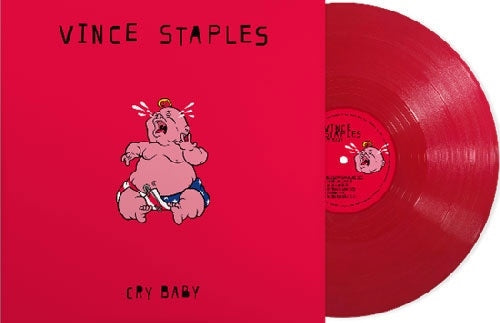 Vince Staples - Cry Baby (Exclusive) - Import Apple Red Color Vinyl LP Recurd Bonus Track Limited Edition