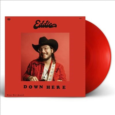 Eddie 9V - Down Here - Import Translucent Ruby Vinyl LP Record