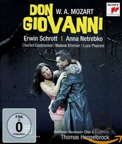 Mozart (1756-1791) - Don Giovanni : Himmelmann, Hengelbrock / Balthasar Neumann Ensemble, Schrott, Netrebko, etc (2013 Stereo) - Import Blu-ray Disc