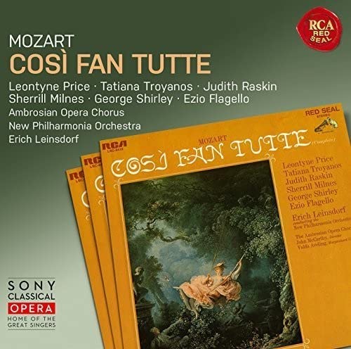Mozart (1756-1791) - Cosi Fan Tutte : Leinsdorf / New Philharmonia, L.Price, Troyanos, Raskin, Milnes, etc (1967 Stereo)(3CD) - Import 3 CD