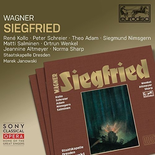Wagner (1813-1883) - Siegfried : Janowski / Staatskapelle Dresden, Kollo, Schreier, T.Adam, Nimsgern, Salminen, etc (1982 Stereo)(4CD) - Import 4 CD