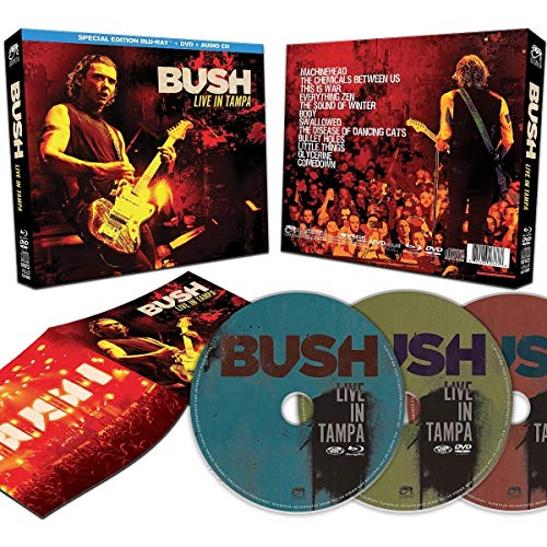Bush - Live In Tampa - Import Blu-ray Disc+DVD+CD