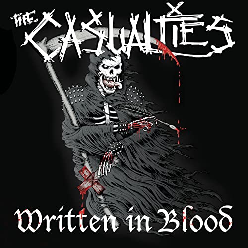 Casualties - Written In Blood - Import White Vinyl LP Record