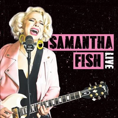 Samantha Fish - Live (Pink / White Splatter) - Import Vinyl LP Record
