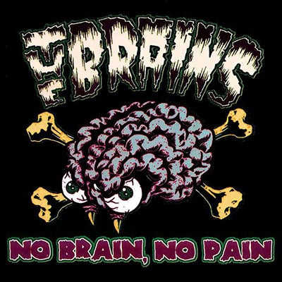 The Brains - No Brain, No Pain<Green & Purple Haze Splatter Vinyl> - Import LP Record Limited Edition