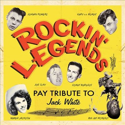 Various Artists - Rockin' Legends Pay Tribute To Jack White - Import Vinyl LP Record Limited Edition