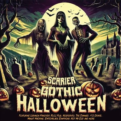 Various Artists - Scarier Gothic Halloween - Import Colored Vinyl LP Record Limited Edition